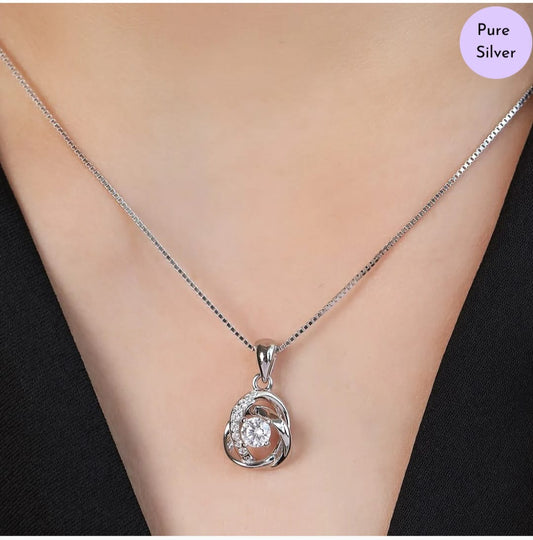 Orbit of Love Gold 925 Silver Necklace Chain