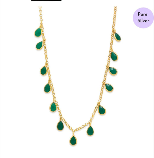 Harmony in Gold-Plated 925 Silver Necklace Chain