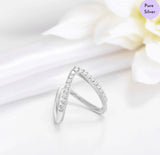 Eternal Crown Rhodium Plated 925 Sterling Silver Ring