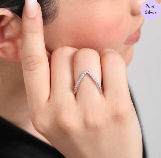 Eternal Crown Rhodium Plated 925 Sterling Silver Ring