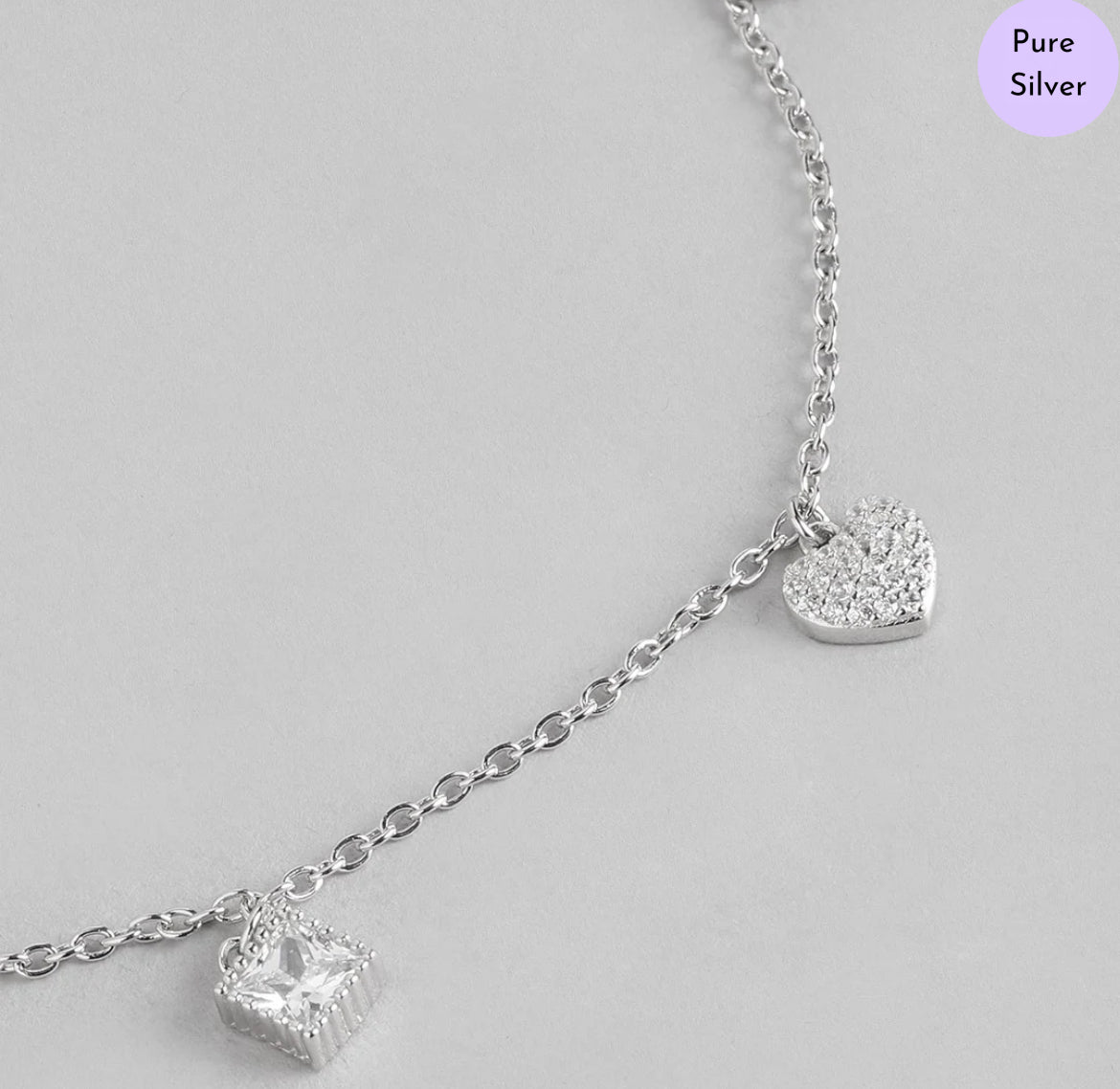 Shimmering Bond 925 Silver Bracelet