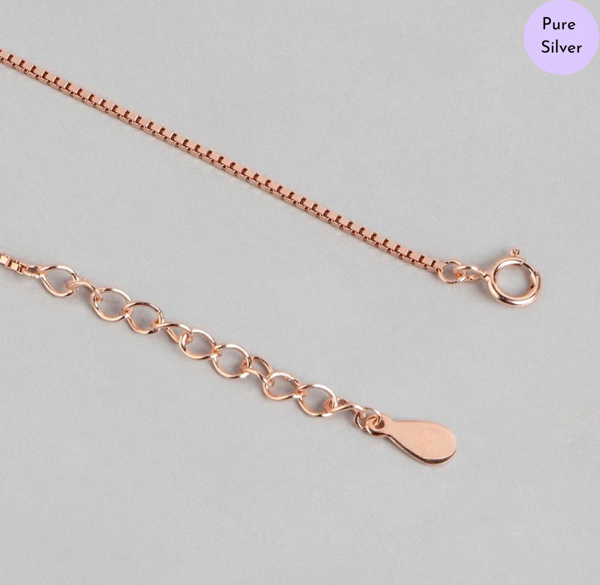 Serene Wings Rose Gold Plated 925 Silver Bracelet