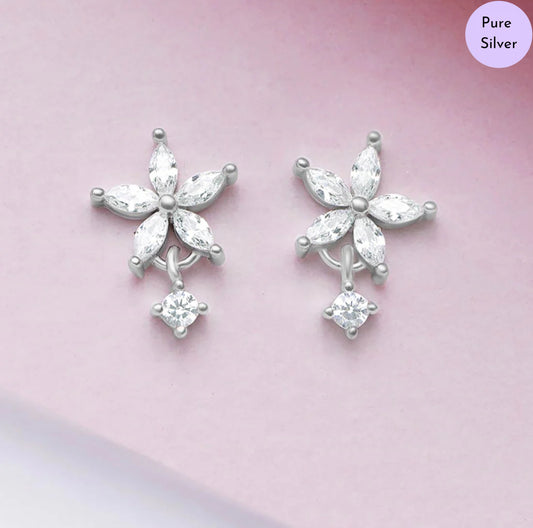 Starlight Crest 925 Silver Earrings