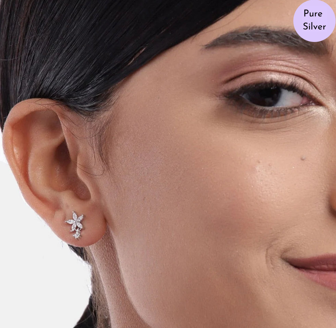Starlight Crest 925 Silver Earrings