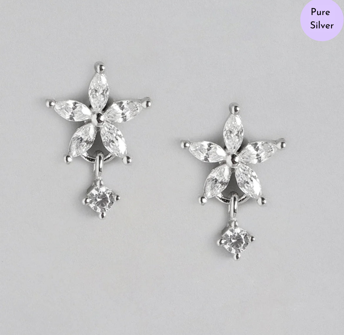 Starlight Crest 925 Silver Earrings