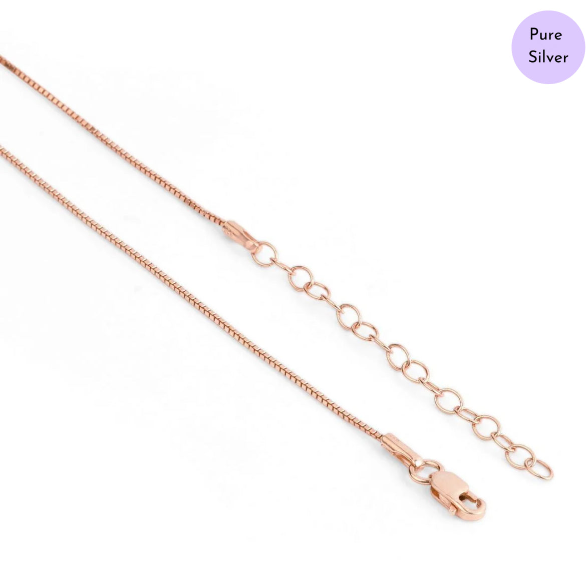 Twin Grace Rose Gold 925 Silver Jewelry Set with Twin Circles