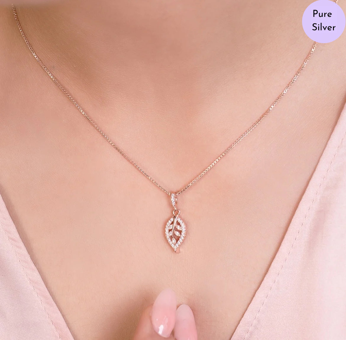 Majestic Muse Rose Gold Plated 925 Sterling Silver Jewellery Set