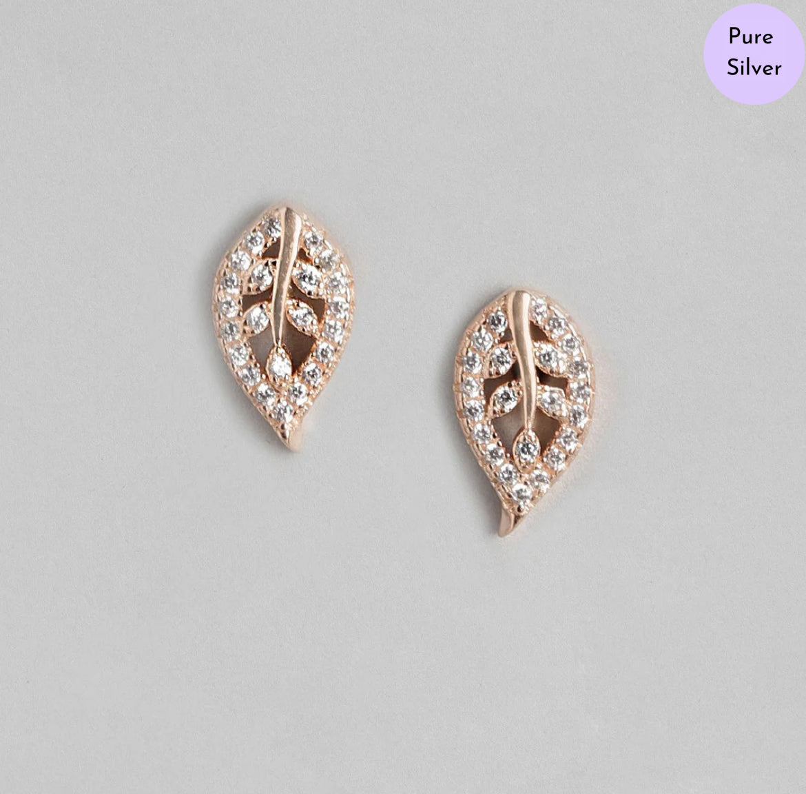 Majestic Muse Rose Gold Plated 925 Sterling Silver Jewellery Set