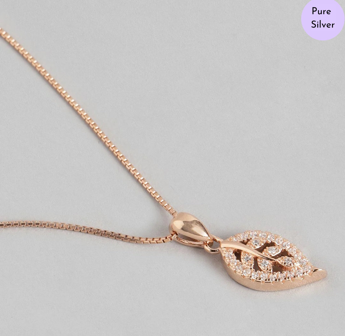 Majestic Muse Rose Gold Plated 925 Sterling Silver Jewellery Set