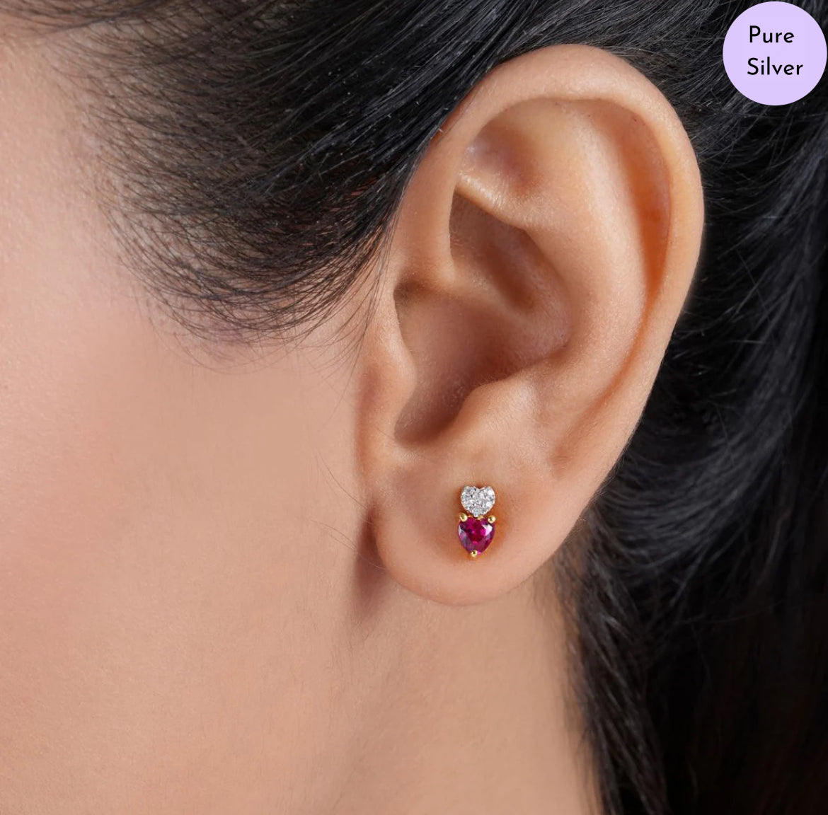 Rose Veil Gold Plated 925 Sterling Silver Jewellery Set
