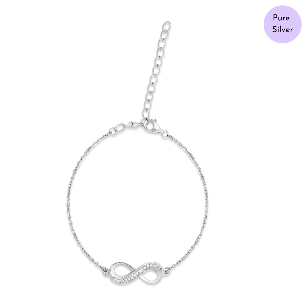 Silver Continuum 925 Silver Bracelet