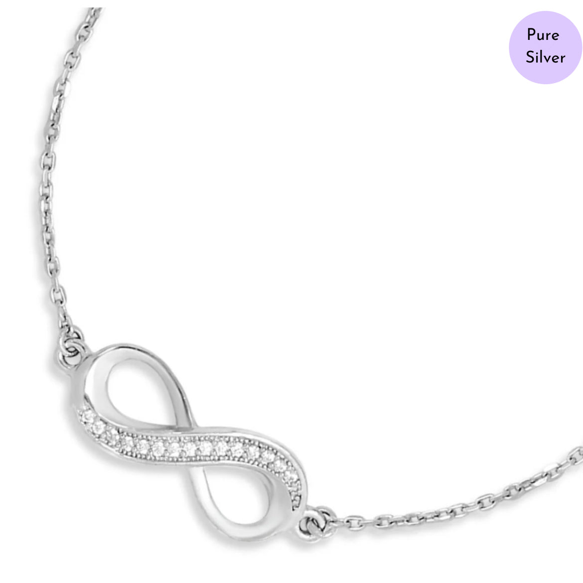 Silver Continuum 925 Silver Bracelet