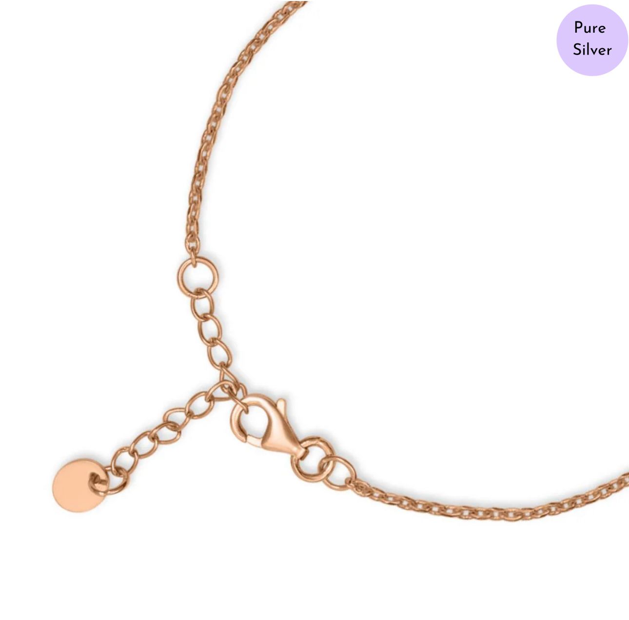 Starla Rose Gold Plated 925 Sterling Silver Bracelet