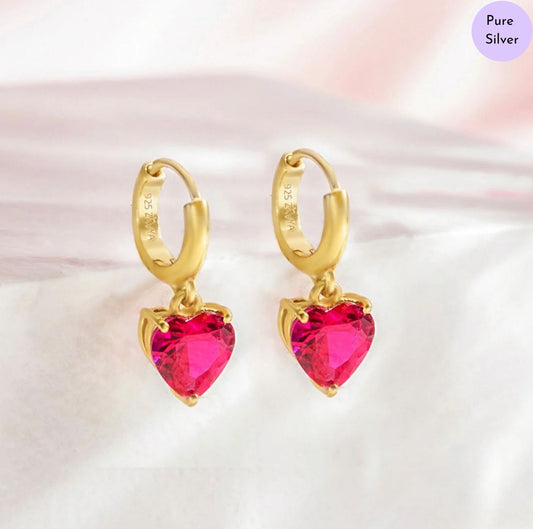 Lovelle Gold Plated 925 Sterling Silver Drop Earrings