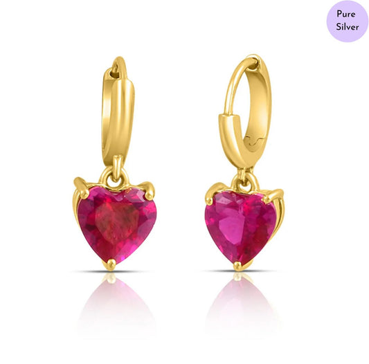 Lovelle Gold Plated 925 Sterling Silver Drop Earrings