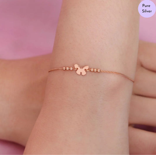 Floriah Rose Gold-Plated 925 Sterling Silver Bracelet