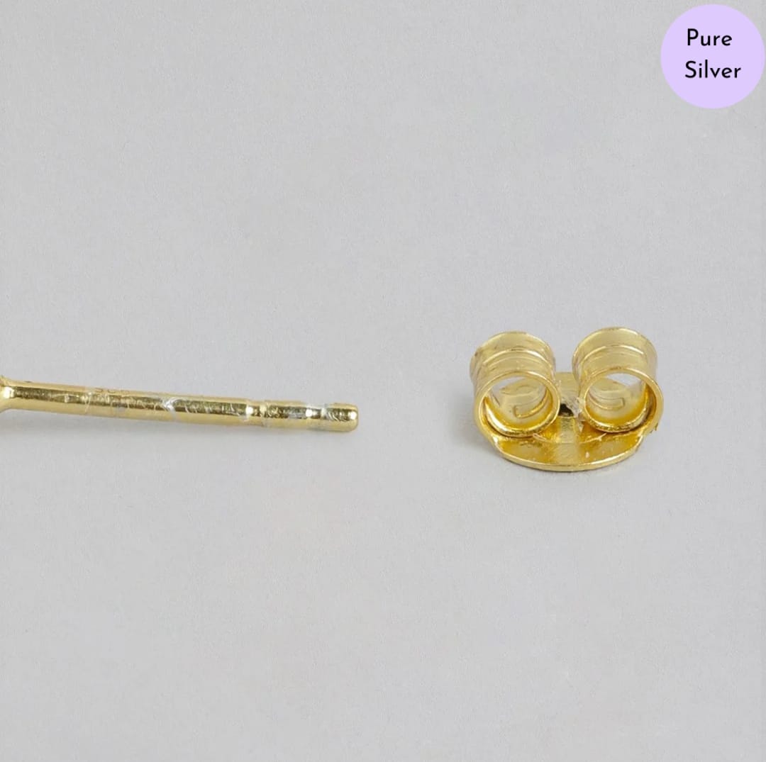 Aurore Shine  Gold-Plated 925 Sterling Silver Stud Earrings