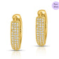 Golden Aura Hoops  Gold-Plated 925 Sterling Silver Hoop Earrings
