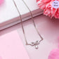 Everlasting Glow Rhodium-Enchanted 925 Sterling Silver Necklace