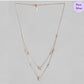 Rose Blossom Graceful Layered 925 Silver Necklace