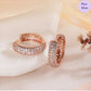 Golden Aura Hoops  Gold-Plated 925 Sterling Silver Hoop Earrings