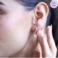 Divine Chic Rose Gold Fish Hook 925 Silver Earrings