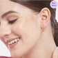 Solitaire Pearl Delight  Drop Gold Plated Earring