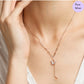 Enchanted Wings Gold Plated 925 Sterling Silver Drop Necklace
