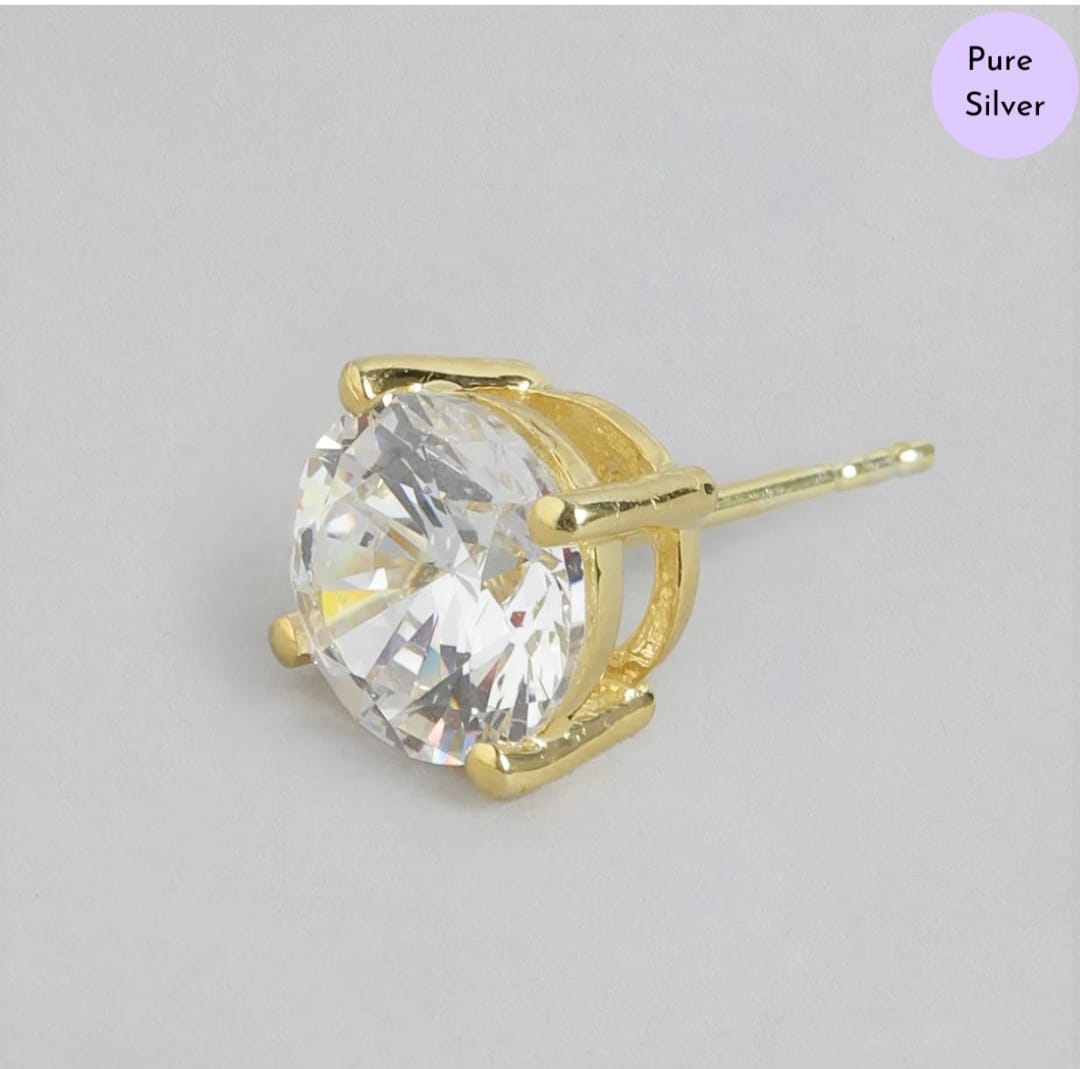Aurore Shine  Gold-Plated 925 Sterling Silver Stud Earrings