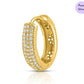Golden Aura Hoops  Gold-Plated 925 Sterling Silver Hoop Earrings