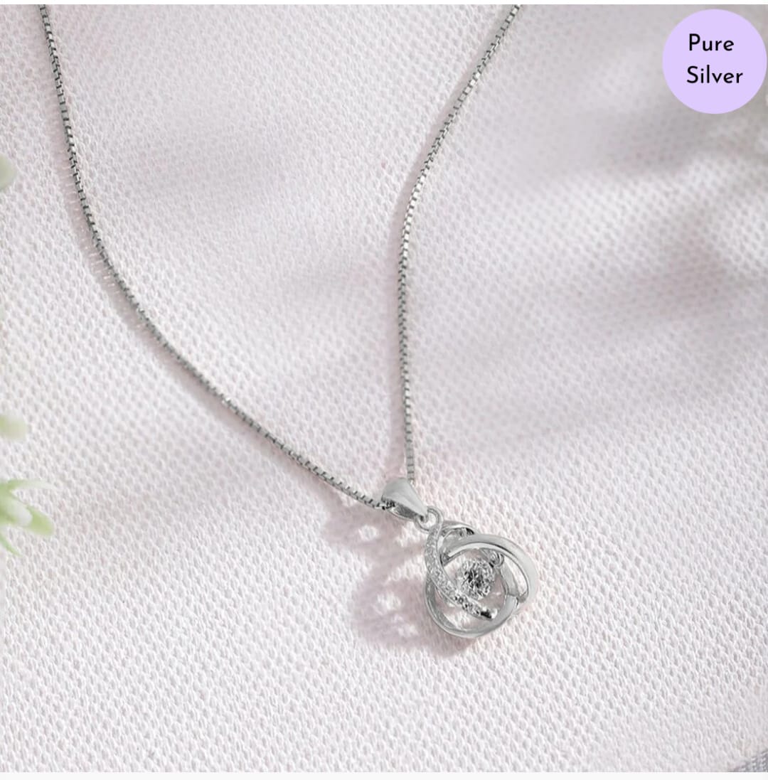 Orbit of Love Gold 925 Silver Necklace Chain