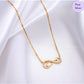 Infinite Shine Gold-Plated 925 Sterling Silver Necklace