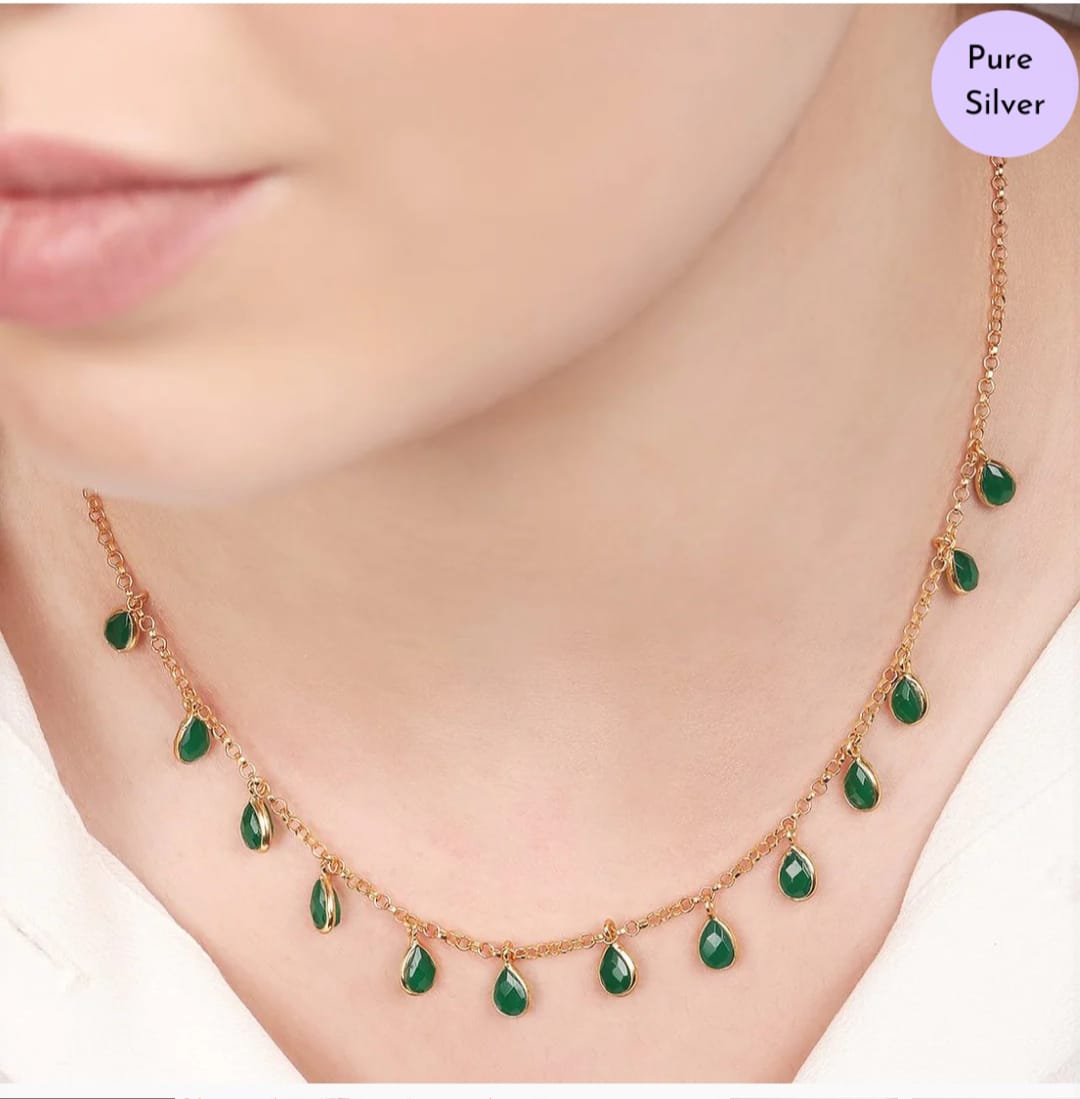 Harmony in Gold-Plated 925 Silver Necklace Chain