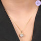 Golden Grace Gold Plated 925 Sterling Silver Pendant with Box Chain