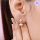 Aurora Drop Gold Plated 925 Sterling Silver Earrings