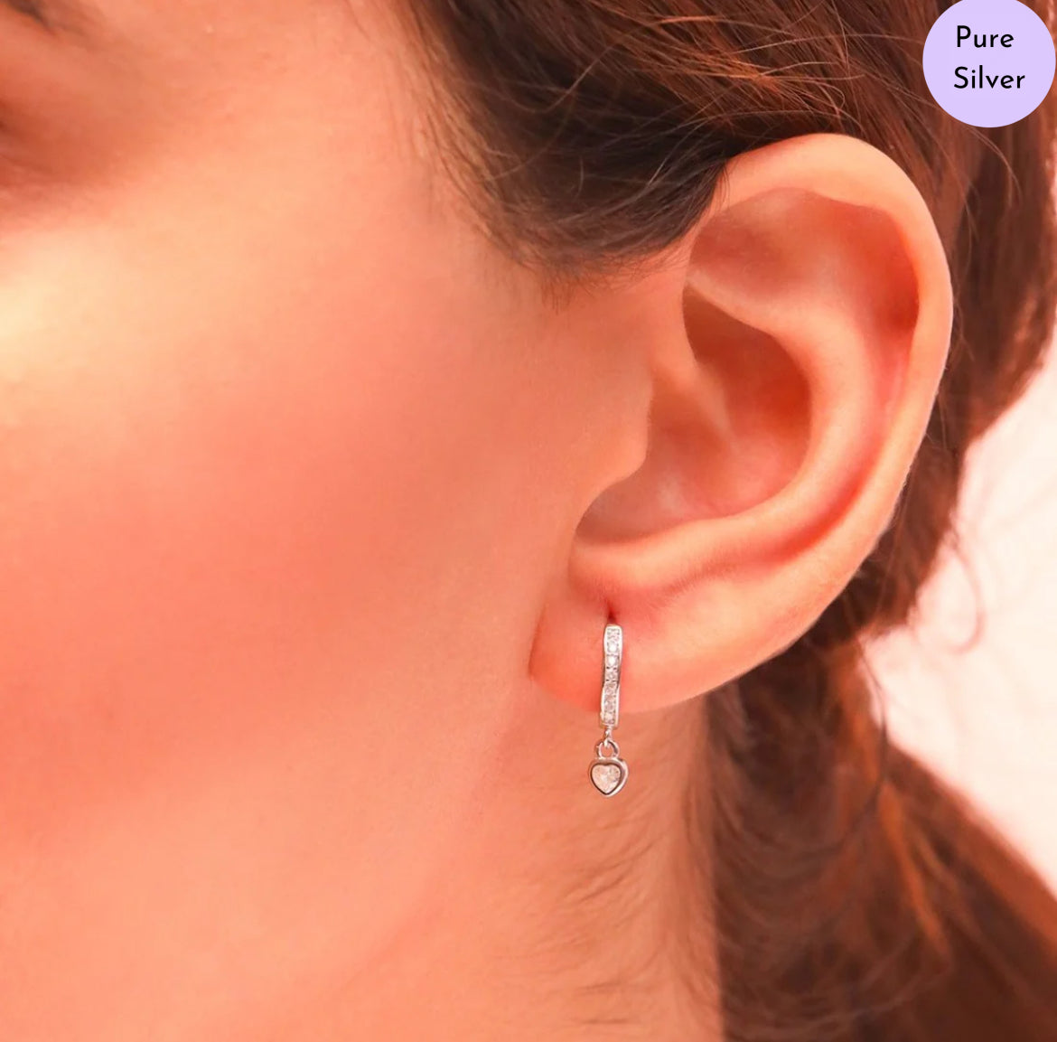Loving Drop 925 Silver Earrings