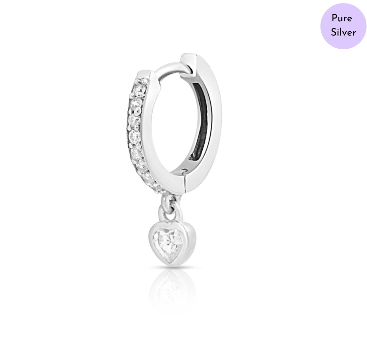 Loving Drop 925 Silver Earrings
