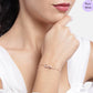 Rose Gold Eternity 925 Silver Bracelet