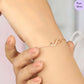 Rose Gold Eternity 925 Silver Bracelet