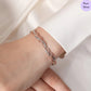 Twin Glow Weave Dual Tone Plated 925 Silver Weave Bracelet