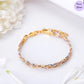 Tricolor Embrace 925 Silver Weave Bracelet