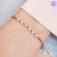 Infinity Bliss Rose Gold Plated 925 Silver Bracelet