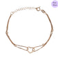 Loving Glow Rose Gold-Plated 925 Silver Bracelet