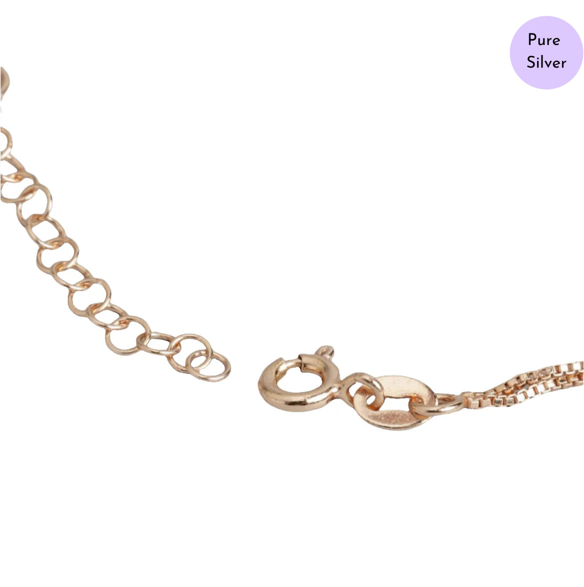 Loving Glow Rose Gold-Plated 925 Silver Bracelet