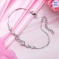 Boundless Elegance Rhodium-Infused 925 Silver Bracelet