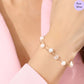 Ocean Whisper Rose Gold 925 Silver Bracelet