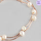 Ocean Whisper Rose Gold 925 Silver Bracelet
