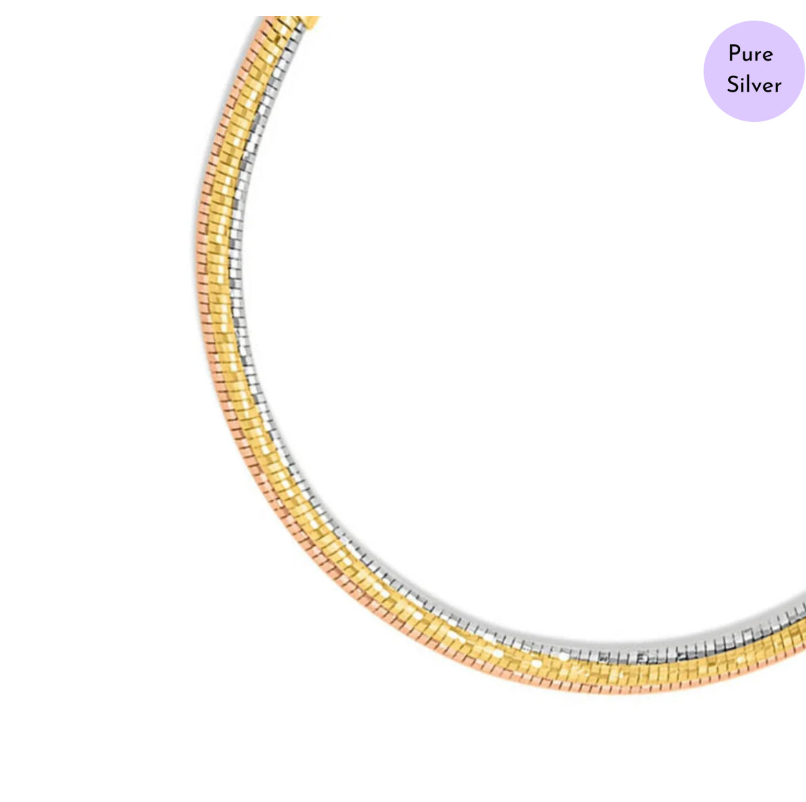 Layered Radiance Triple Plating 925 Silver Bracelet