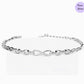 Forever Shining Rhodium plated CZ 925 Silver Bracelet