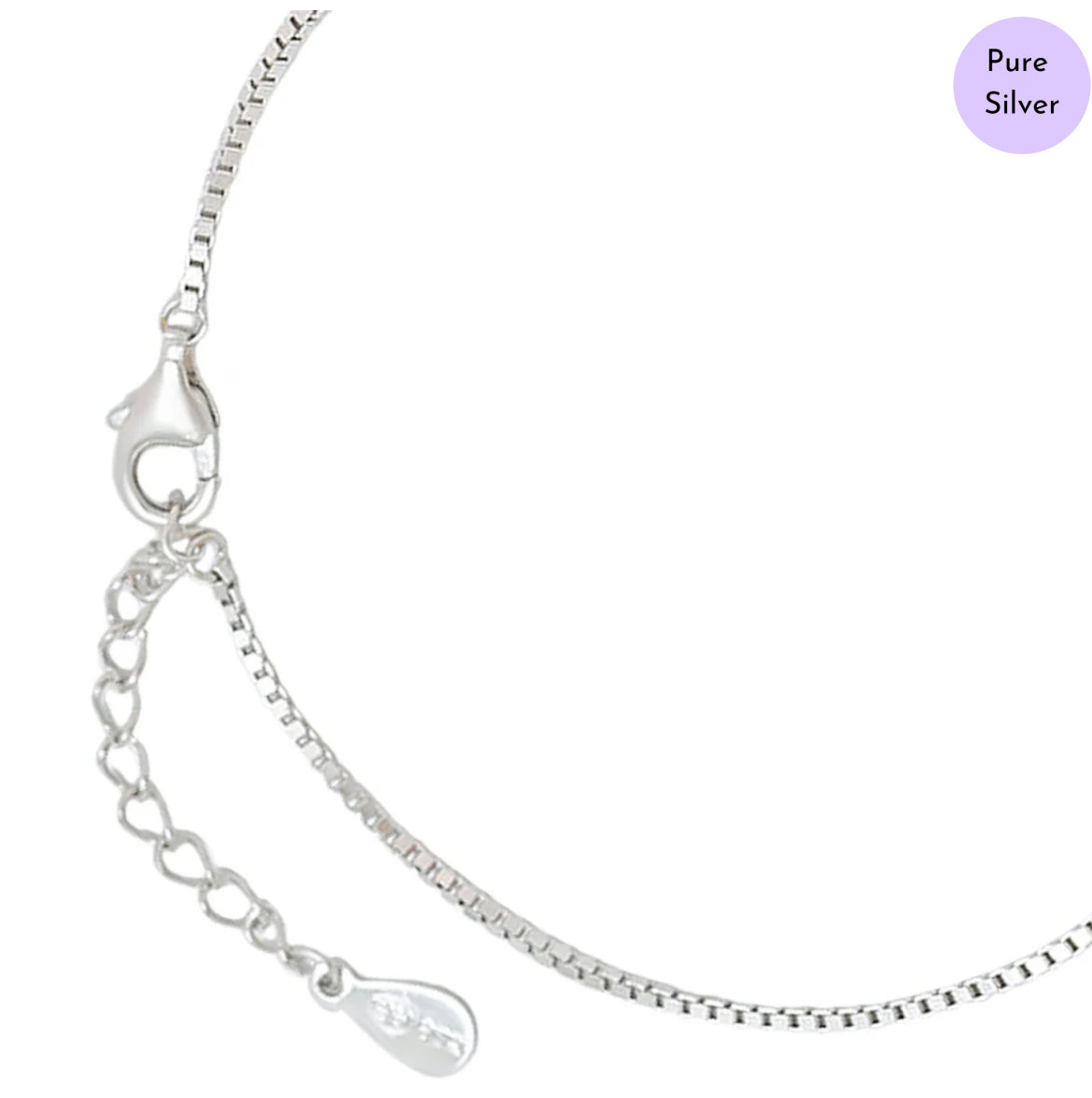 Luminous Eye Rhodium Plated 925 Silver Bracelet
